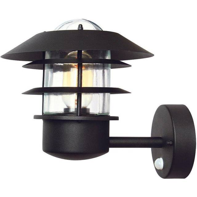 Outdoor IP44 Wall Light Sconce Black LED E27 60W Bulb Outside External d01147