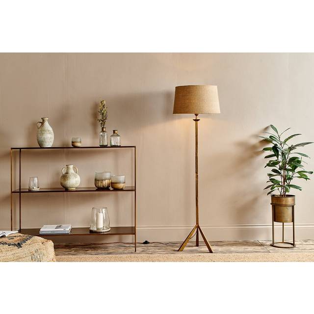 nkuku Sahhil Tripod Floor Lamp Base, Brass