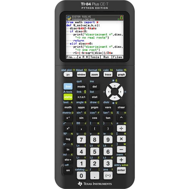 Texas Instruments 84PLCE/TBL/2E5/A TI-84 Plus CE-T Graphic Calculator with USBK Link