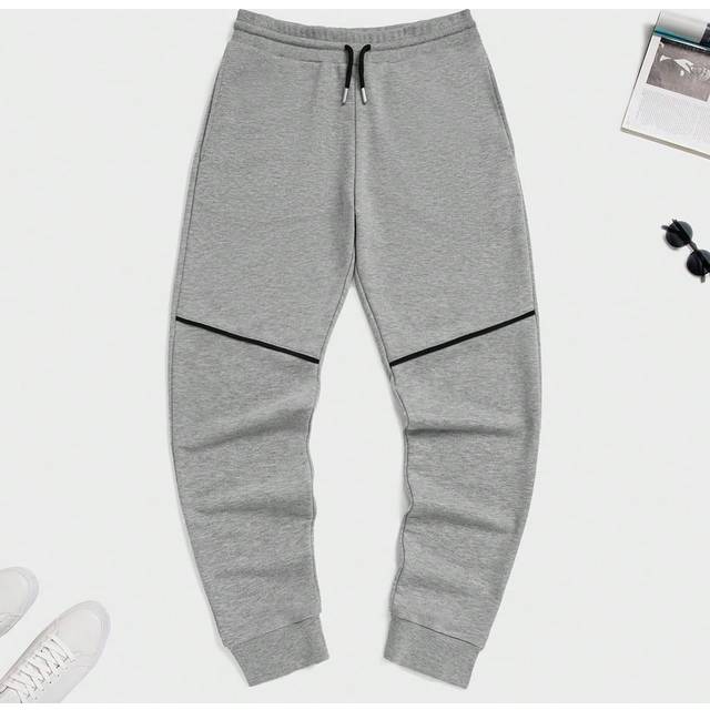 SHEIN Men Contrast Binding Drawstring Waist Joggers
