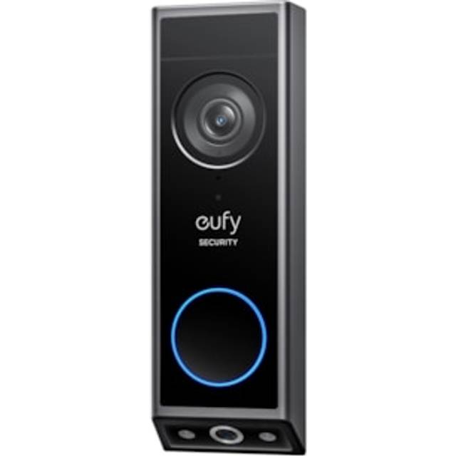 eufy Security Video Dörrklocka E340, Dubbla Kameror med Leveransskydd, 2K Full HD, Trådlös eller Trådbunden, Färg Nattsyn, 6500 mAh Uppladdningsbart Batteri, Ingen Månatlig Avgift