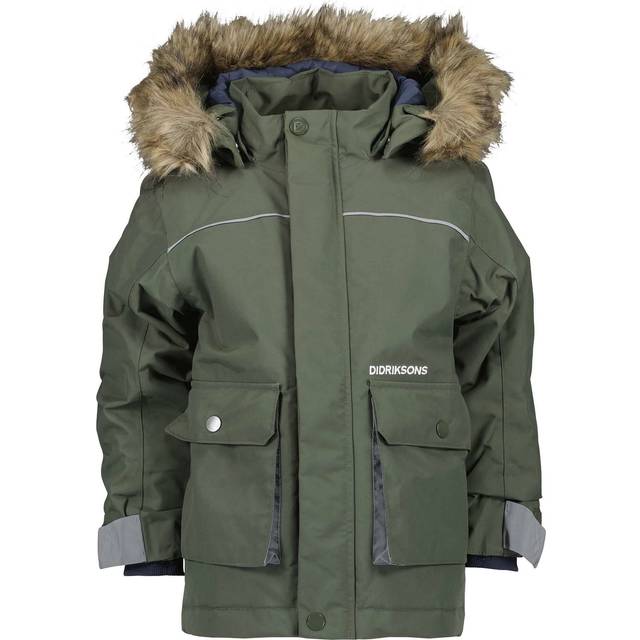 Didriksons Björnen Vinterjacka, Deep Green, 80