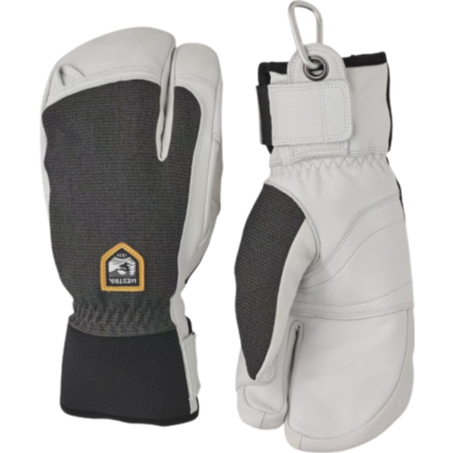 Hestra Army Leather Patrol, 3-finger Skidhandskar, Mörkgrå