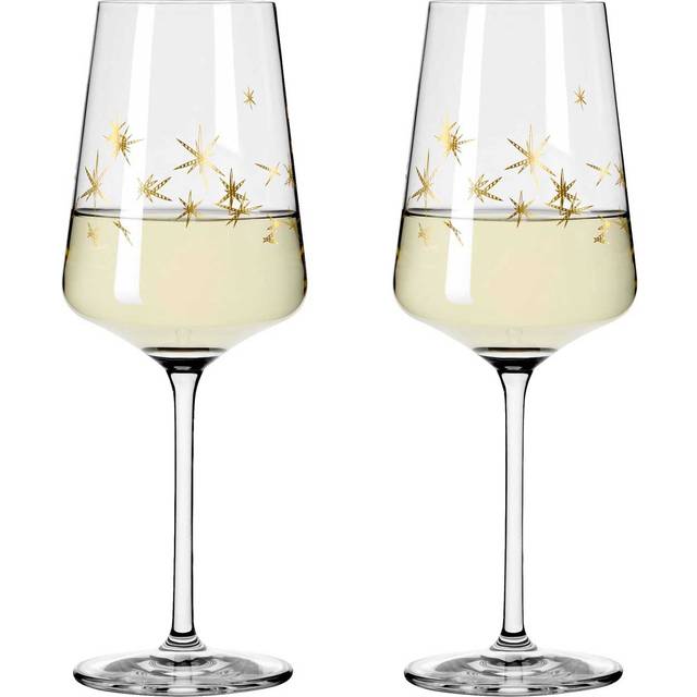 Celebration Deluxe White Wine Glass Stars 2-pack, 40 cl