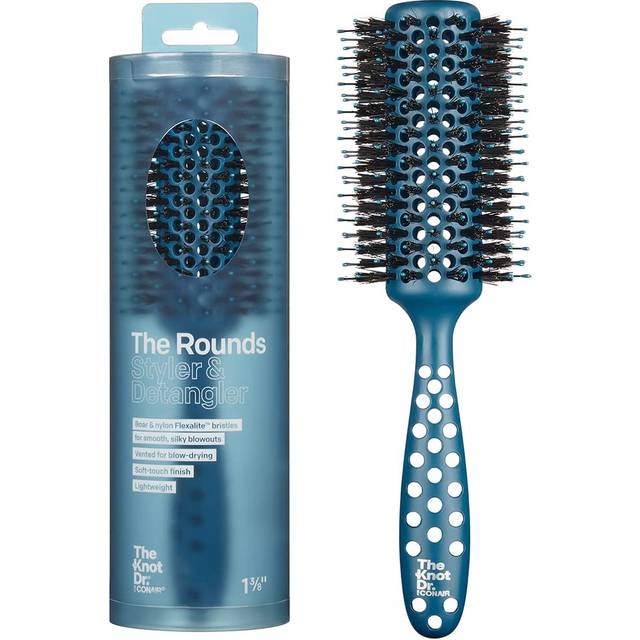 The Knot Dr. for Conair The Rounds Medium Vented Porcupine Round Hairb