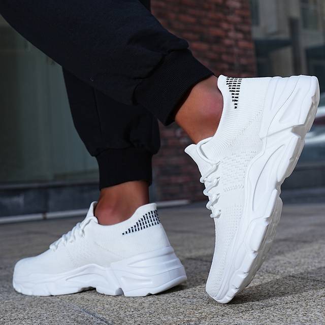 SHEIN Men&#39;s Summer Breathable, Comfortable, Slip-Resistant, Durable Sports Running Shoes, Casual Chunky Sneakers
