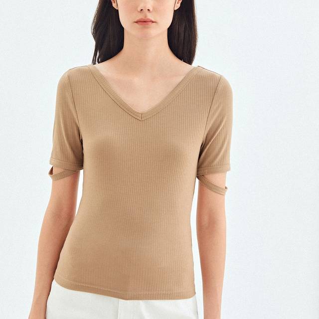 SHEIN Low Back T-Shirt