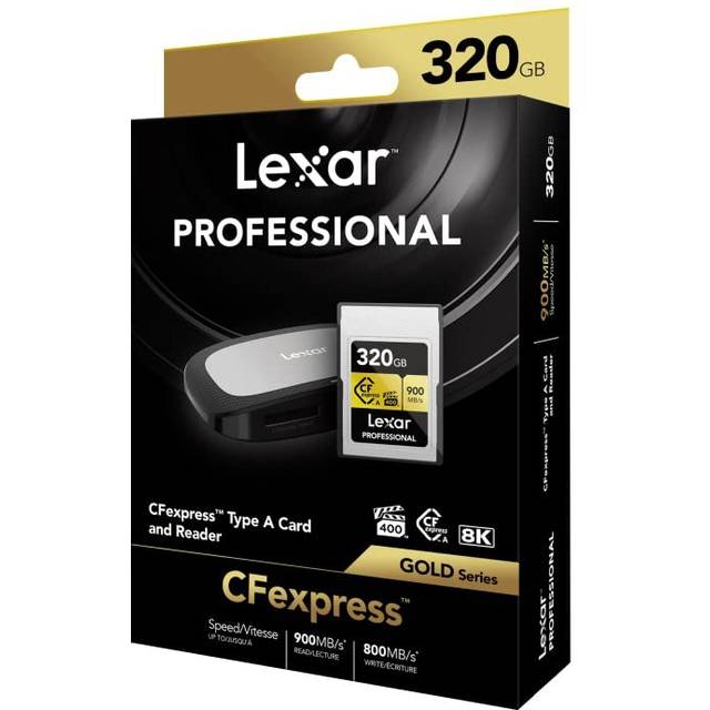 Lexar Professional 320GB CFexpress Type A Card Gold Series