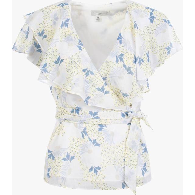 Ted Baker Ruffle Wrap Blouse