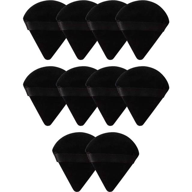 SHEIN 10PCS Makeup Puff Set Soft Triangle Powder Mineral Puff For Face Makeup