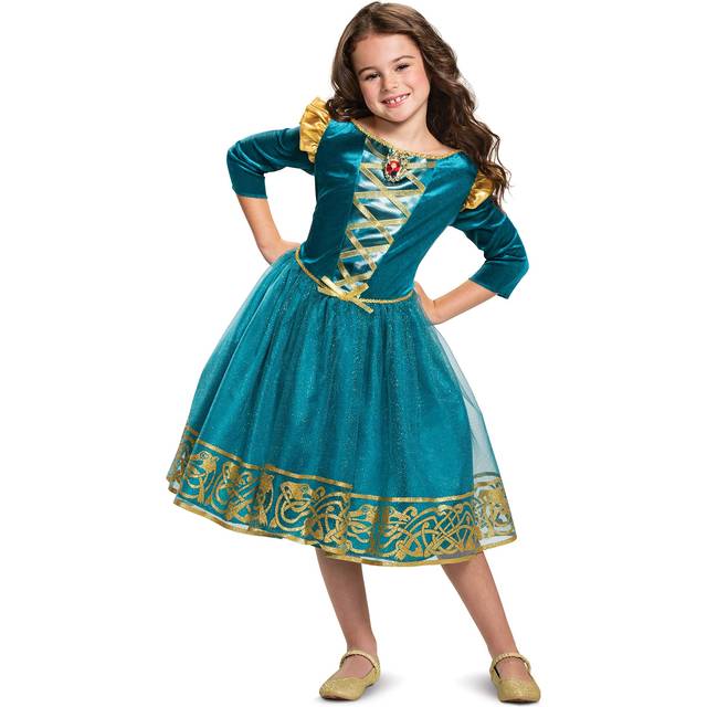 Girls Brave Merida Classic Costume | Disney Costumes - Green&#47;Orange (7/8)