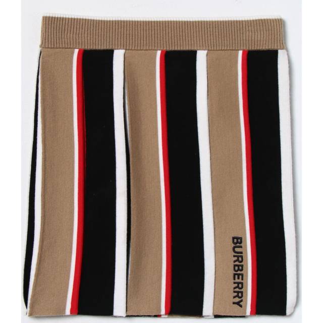 Burberry Kids Amelia Icon Stripe wool skirt