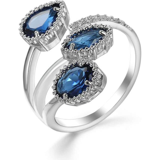 SHEIN 1pc Fashionable Elegant Multicolor Sparkling Ring (Suitable For Women In Proposal, Wedding Party, Casual Wear, And Daily Accessories)