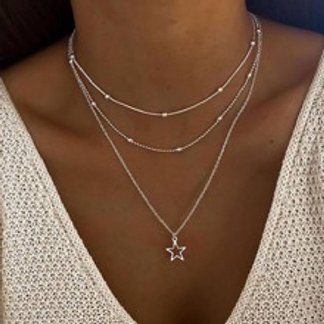 SHEIN Star Charm Layered Necklace
