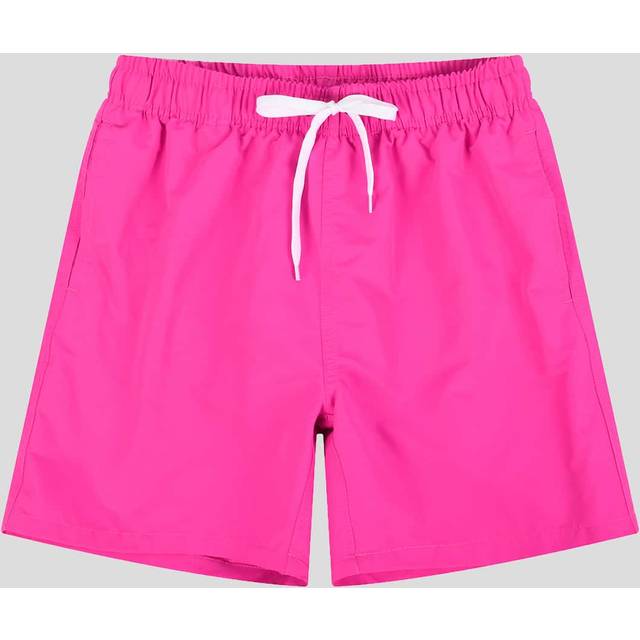 SHEIN Men&#39;s Solid Color Drawstring Waist Beach Shorts, Minimalist Vacation Design,Hawaiian