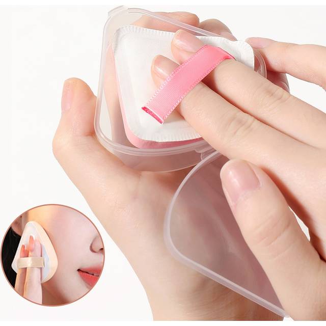 SHEIN 1pc Super Soft & Thick Air Cushion Powder Puff With Storage Case, For Face Makeup
