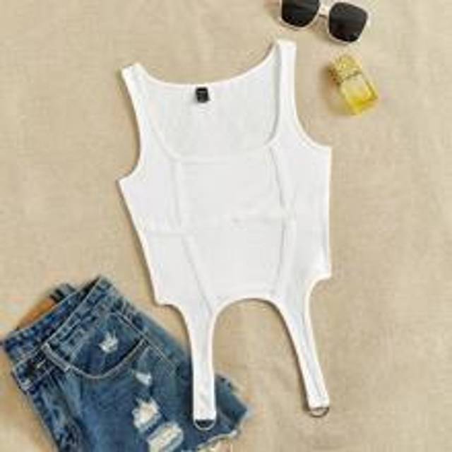 SHEIN Asymmetrical Hem Tank Top