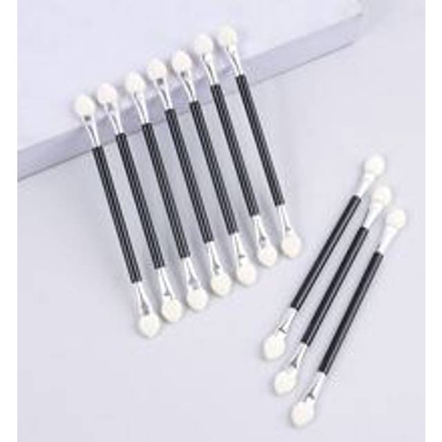SHEIN 10pcs Smudger Double Ended Sponge Eyeshadow Brushes