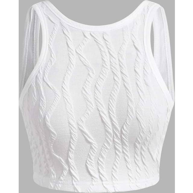 Enkel Sexig Kvinnor Linnen - Vitt (L,M,S,XL,XS,XXL,XXS)