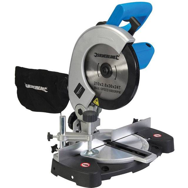 Silverline Diy 1400w Compound Mitre Saw 210mm 1400w - 262705 Blade -  saw compound mitre silverline 1400w 210mm 262705 blade