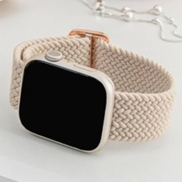 SHEIN 1pc Men Women Braided Watchband Compatible With Apple Watch Band Compatible With Apple Watch 42mm 38mm 40mm 41mm 44mm 45mm 46mm 49mm Fashion Smart Wat