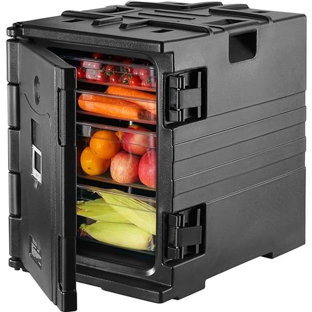 Vevor SPBWXH90-A90LR902V0 82 qt. Insulated Food Pan Carrier, Black