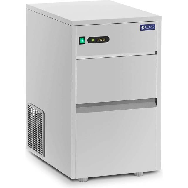 Ice Maker Machine - 25 kg/24 h - 5 kg capacity - 220 W - Stainless steel - Royal Catering RCIC-25BI