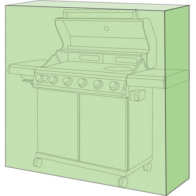 Water Resistant 6 Burner Gas BBQ Cover 98x135x50cm