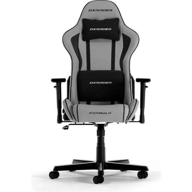 DXRacer FORMULA L Grå &amp; Svart PVC Läder