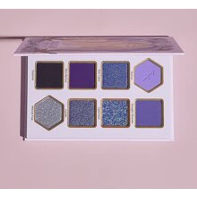 SHEGLAM Spontaneous Sagittarius Palette 8-Clolor Shimmer Metallic Matte Eyeshadow Palette Silver Bold Radiant Purple High Pigment Long Wear Blendable Pro Eyes