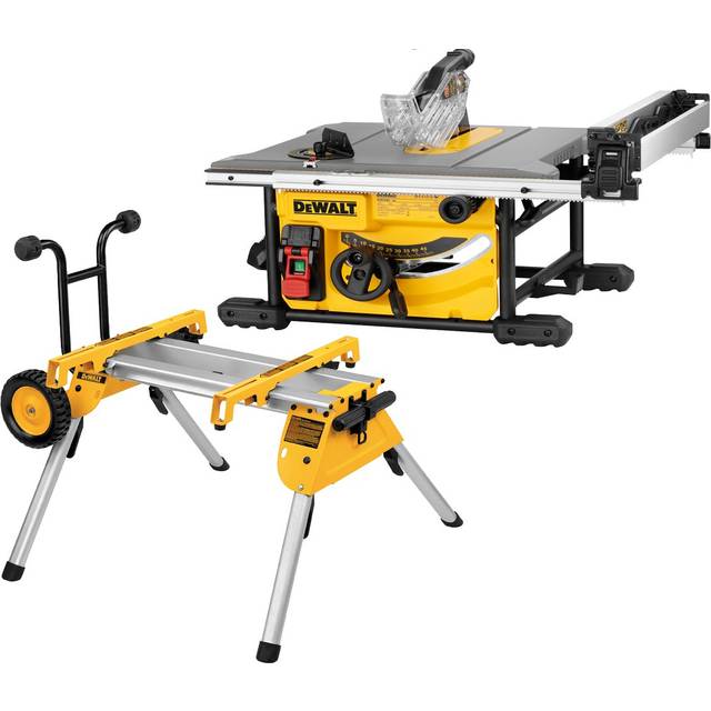 DeWalt DWE7485-GB 210mm Compact Table Saw 1850W 240V & DE7400 Saw Stand