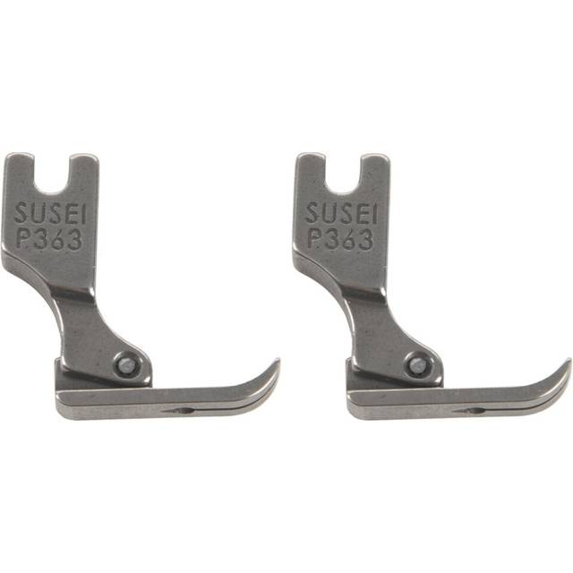 2X Simple Steel Sewing Machine Presser Foot Narrow Zipper Presser Foot