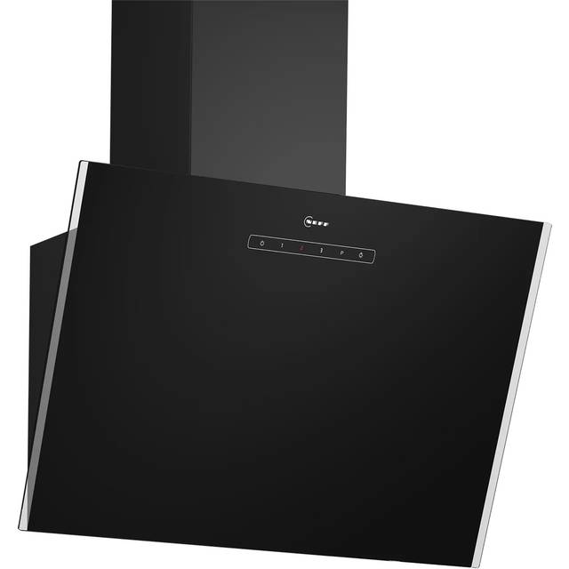 Neff D63IDK1S0B N30 Black Glass 60cm Angled Cooker Hood