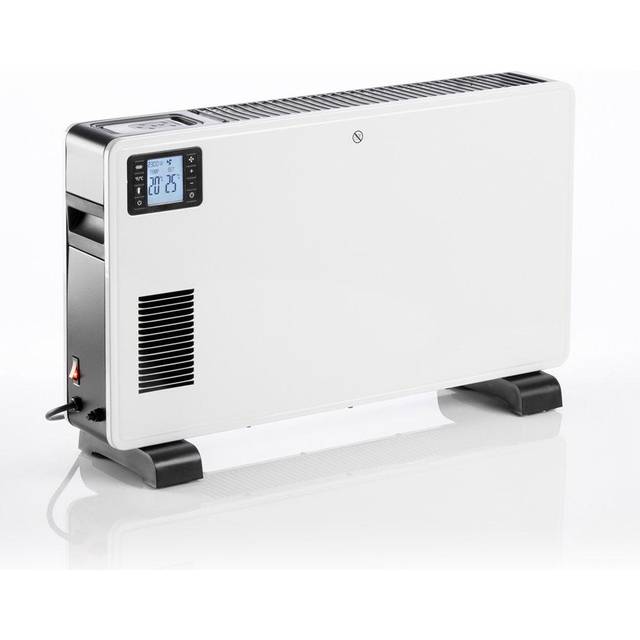 Daewoo HEA1812GE 2300W Convector Heater White Turbo Fan Timer Remote C