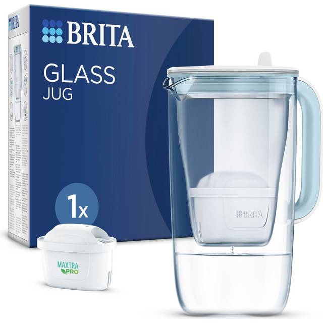 Brita Glass Jug Water Filter &Amp; 1 Cartridge - One Colour