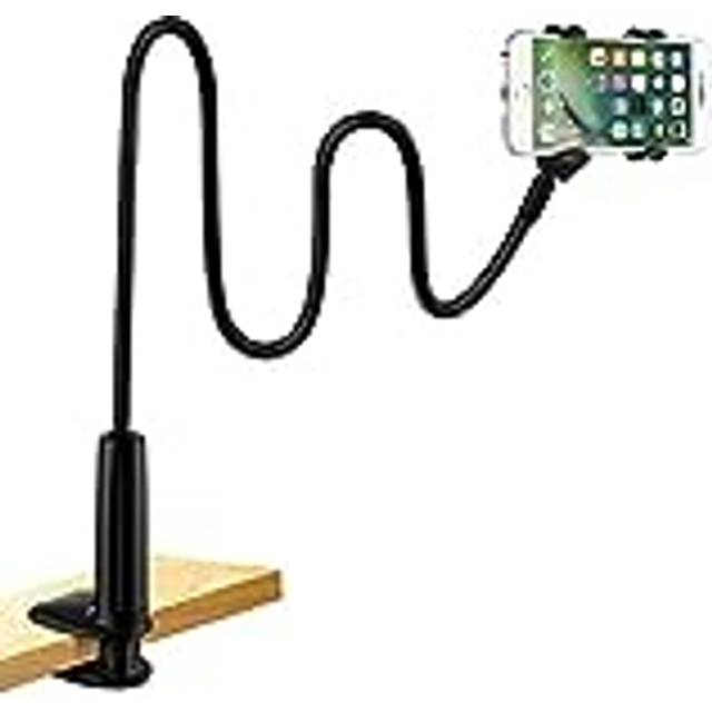 Cell Phone Holder, Lonzoth Universal Phone Holder Clip Lazy Bracket Flexible Gooseneck Clamp Long Arms Mount for iPhone 6 plus/6/5s/SE/5/4S/4, GPS...