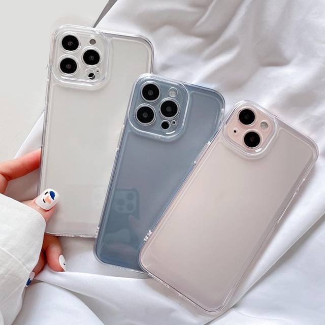 SHEIN 3pcs Clear Phone Case Compatible With Apple iPhone 15/15Plus/15Pro/15Promax