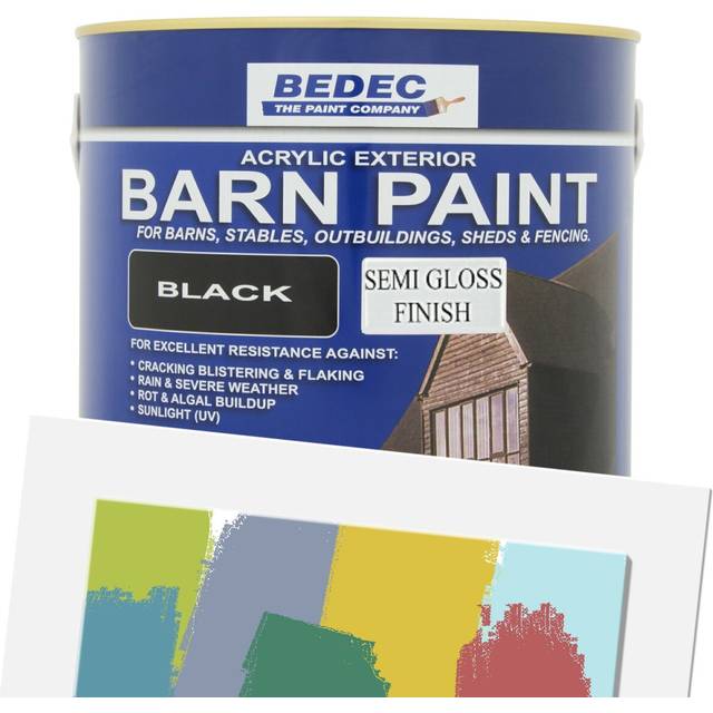Bedec Barn Paint - Magnolia - Semi-Gloss - 2.5 Litres