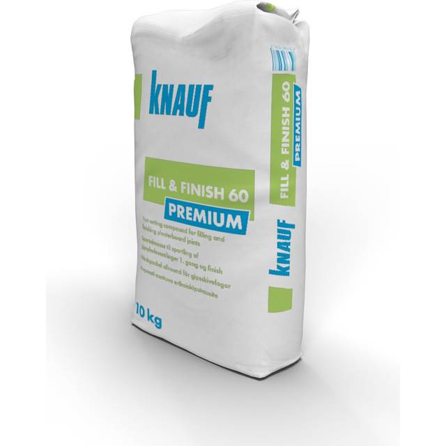 Knauf Fill & Finish Premium 60 Plasterboard Filler - 10kg - Off White