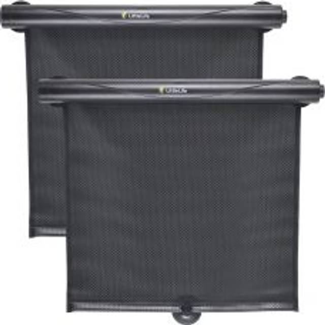 LittleLife Car Roller Blinds (2 Pack) - Black