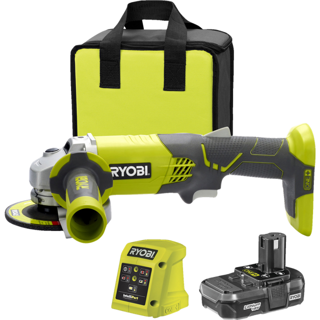 RYOBI - 1 x litium+ 18 V - 1,5 Ah och 1 x snabbladdare 2,0 A - RC18120-115