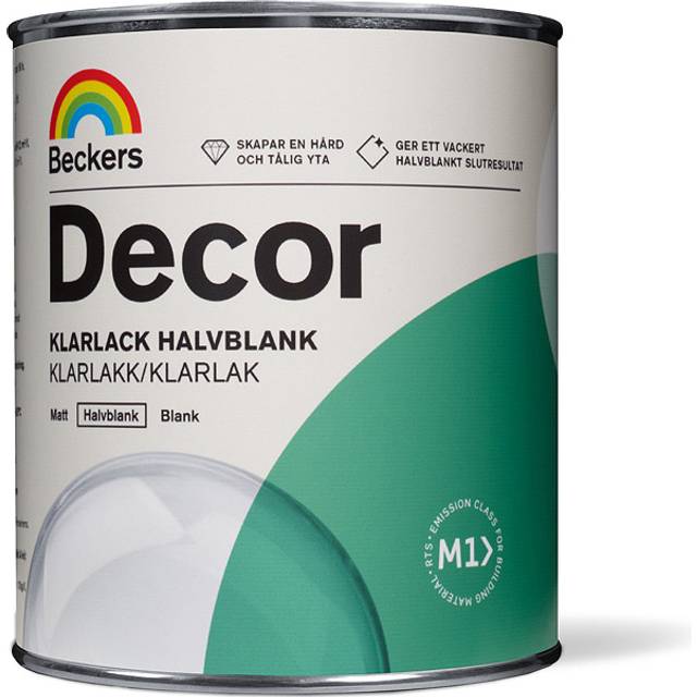 Klarlack Beckers Decor Halvblank 0,75L