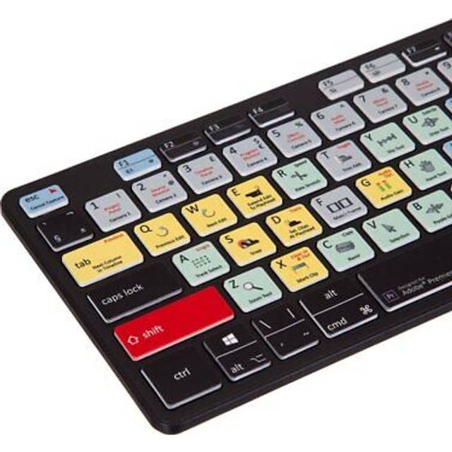 Editors Keys Adobe Premiere Slimline Keyboard - Mac/Windows- UK
