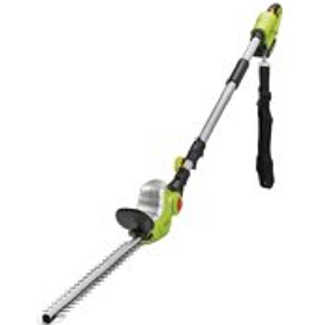 Cordless Telescopic Hedge Trimmer With 20V Lithium-Ion Battery & Adjustable Cutting Head | Wowcher