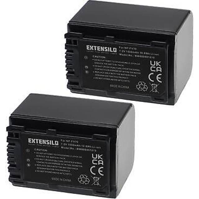 2x battery for sony fdr-ax53e fdr-ax43 fdr-ax700 fdr-ax60 fdr-ax53 1500mah
