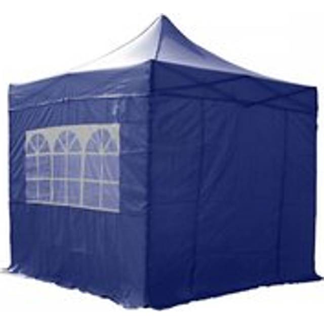 Airwave Four Seasons 2.5x2.5 Pop Up Gazebo with Sides Colour: Blue