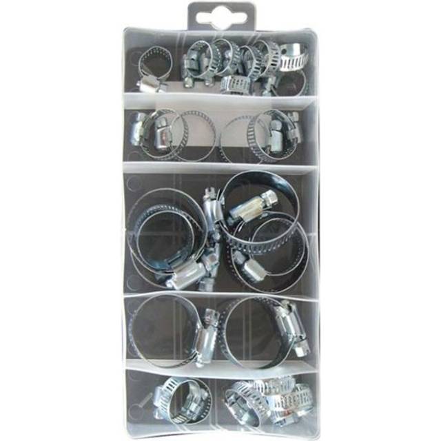 PEARL CONSUMABLES Assorted m/s Hose Clips - Box of 26 - PXP133