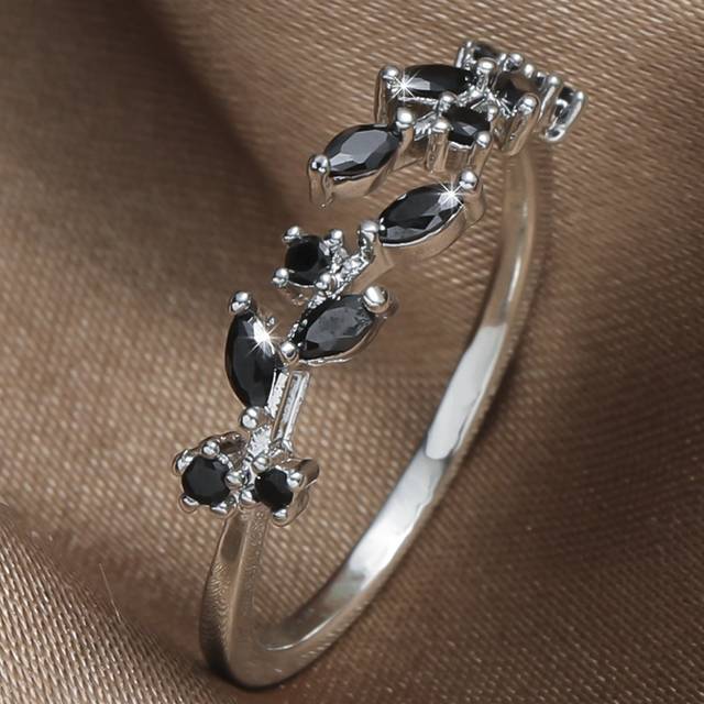 SHEIN Cubic Zirconia Decor Wrap Ring