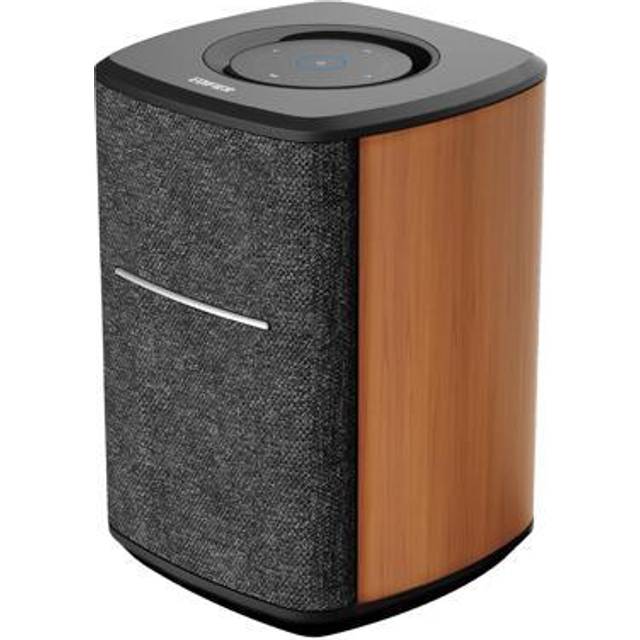 EDIFIER MS50A – multiroomkompatibel WiFi Smart högtalare med Bluetooth och trådlös stereofunktion. Fungerar med Amazon Alexa, Apple AirPlay 2, Spotify och mycket mer, brun