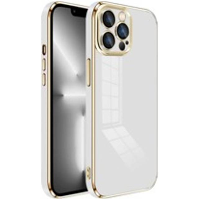 SHEIN 6D Electroplated Solid Color Silicone Soft Phone Case, Ultra-Thin Shockproof Protective Cover Compatible With Samsung Galaxy, Apple, Redmi 12/13C/12C/